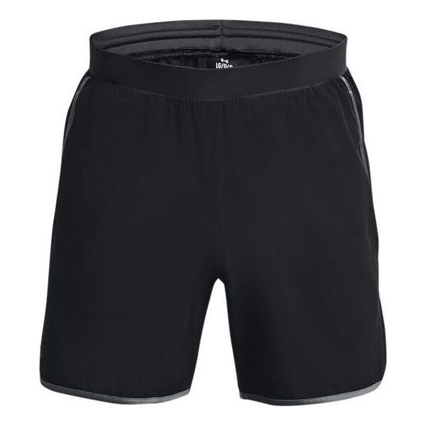 

Шорты hiit woven 6inch shorts 'black grey' Under Armour, черный