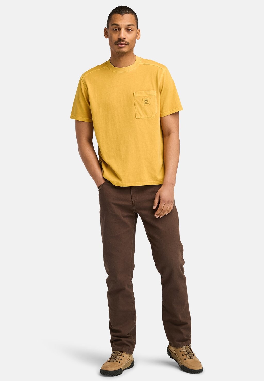 

Базовая футболка GARMENT DYE CHEST TEE Timberland, желтый