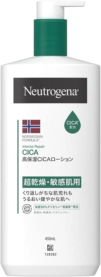 Эмульсия Johnson & Johnson — Интенсивно восстанавливающая Neutrogena Norwegian Formula CICA, 450 мл