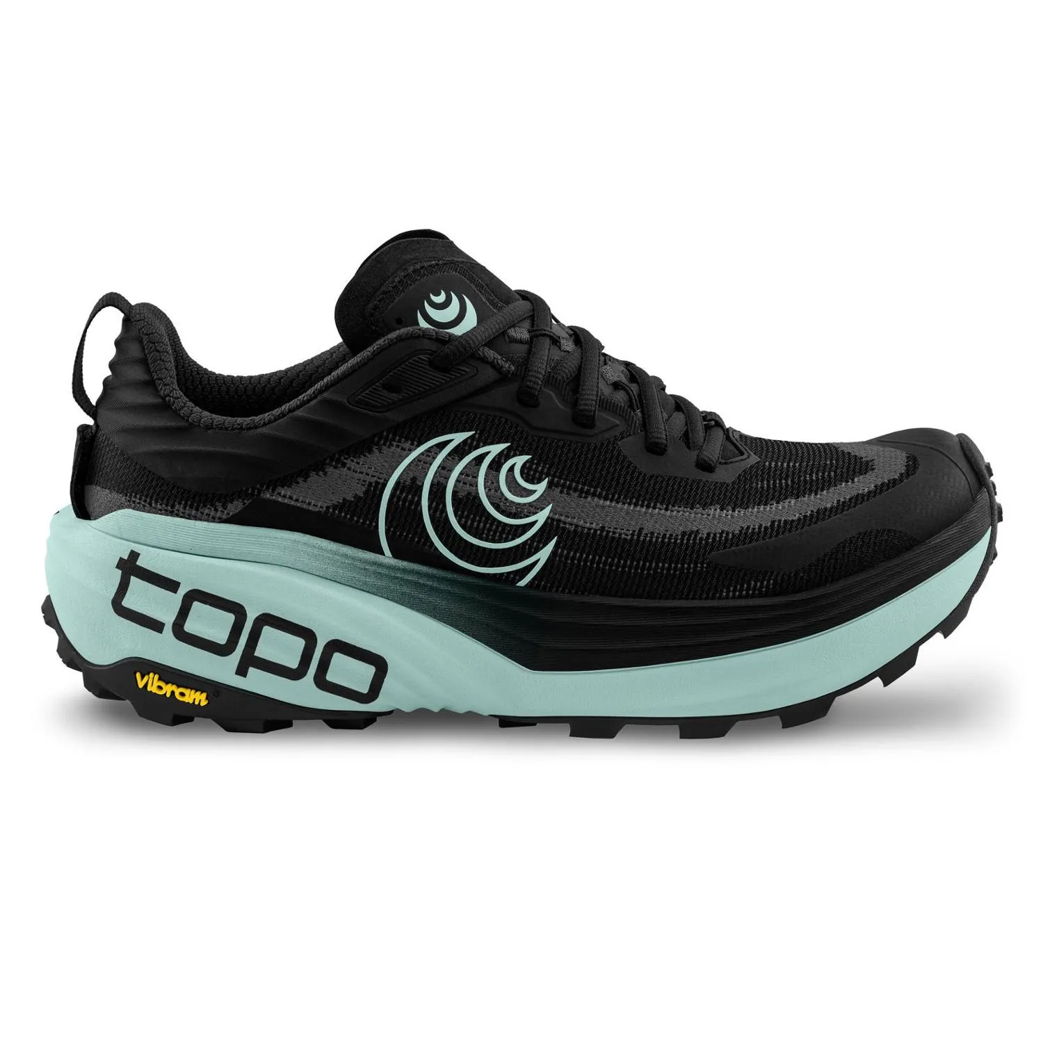 Женские трейловые беговые кроссовки Vista Topo Athletic, Black/Mint