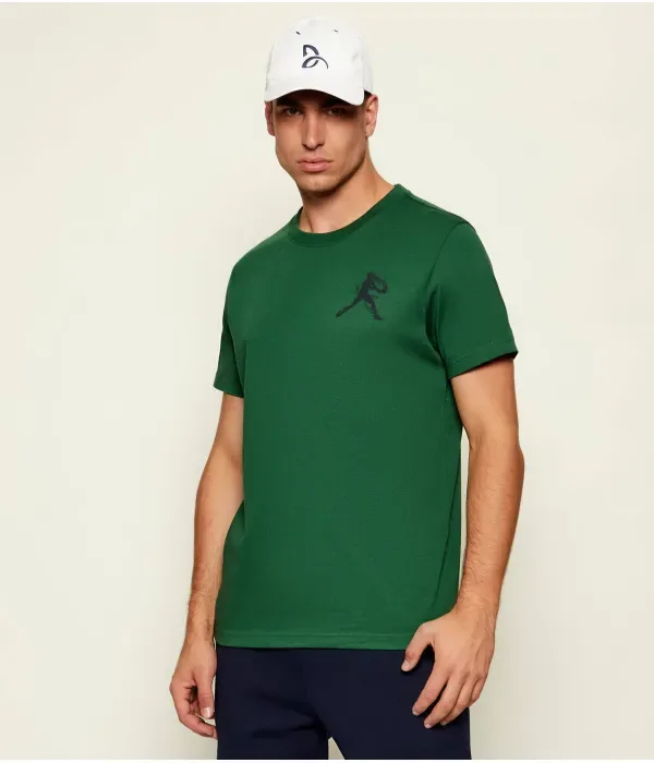 Футболка Lacoste x Новак Джокович regular fit Lacoste, бутылочно-зеленый