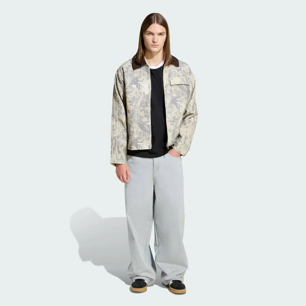 Рабочая куртка Adidas Originals из парусины, цвет Beige — фото 2