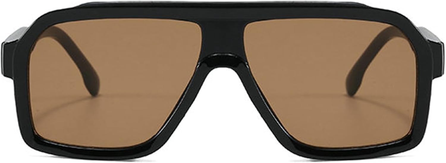 

Винтажные большие квадратные солнцезащитные очки Willochra для мужчин и женщин, классические солнцезащитные очки в крупной оправе для вождения, цельные солнцезащитные очки-щитки для мужчин, защита от УФ-излучения UV400, C5