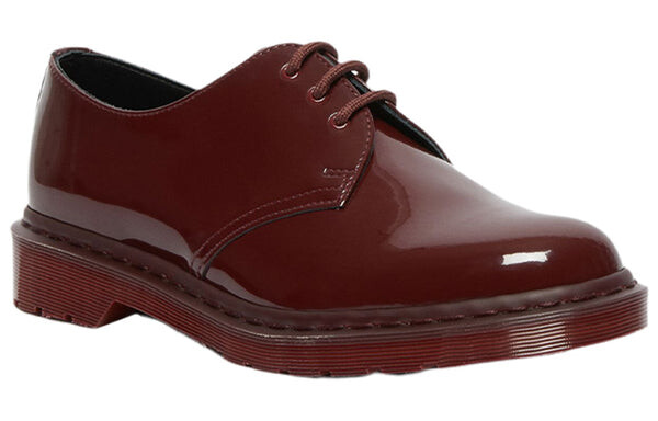 Тапочки 1461 mono shoe - made in england 'red' Dr. Martens, красный — фото 2