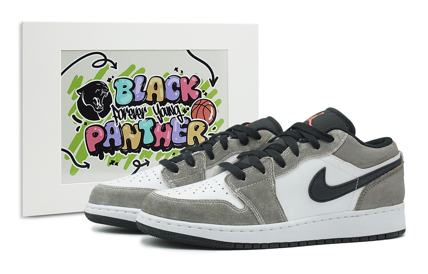 

Jordan Air Jordan 1 винтажные баскетбольные кроссовки женские, Gray