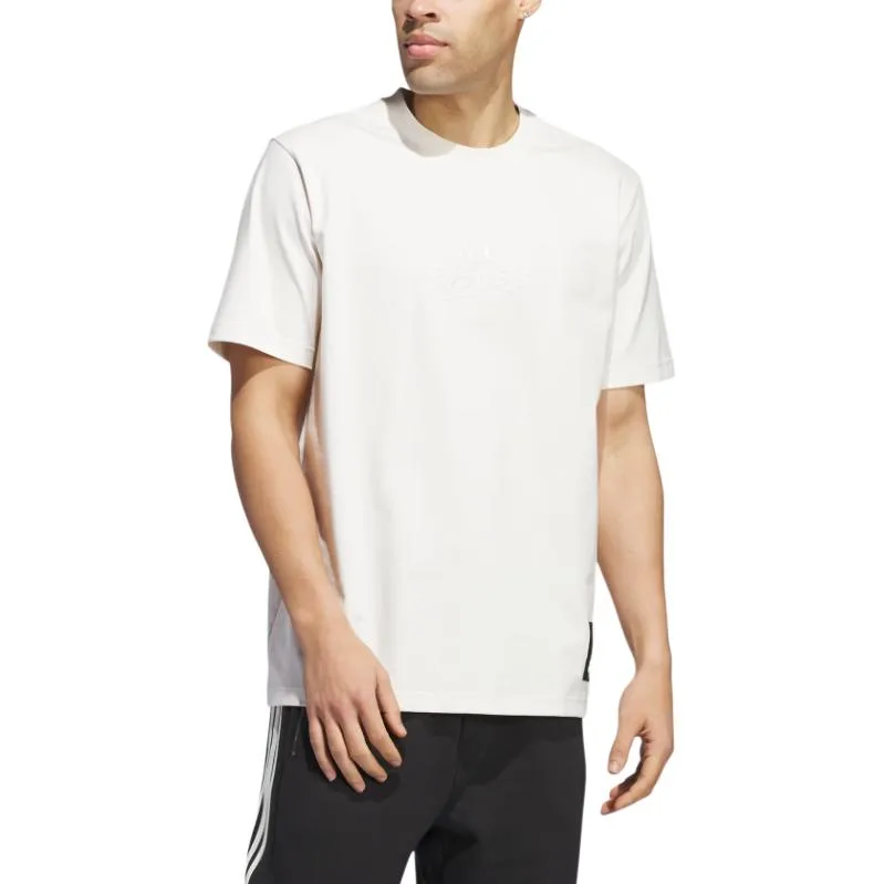 Футболка с вышивкой Adidas Originals, Chalk White — фото 4