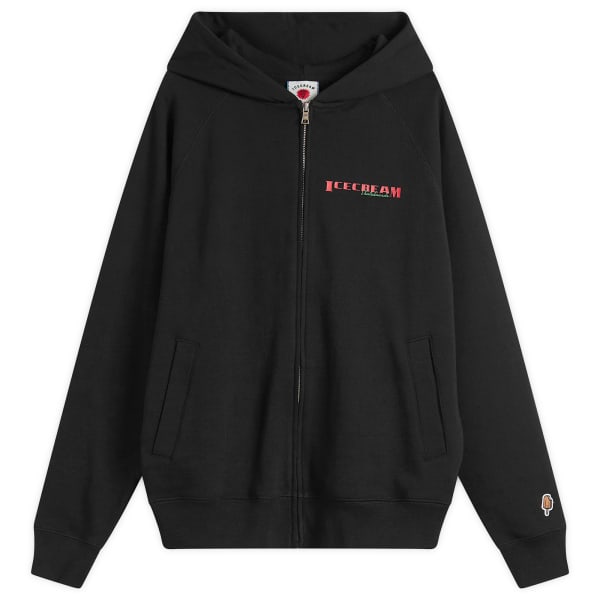 

Толстовка на молнии с надписью «Официантка» Icecream, черный