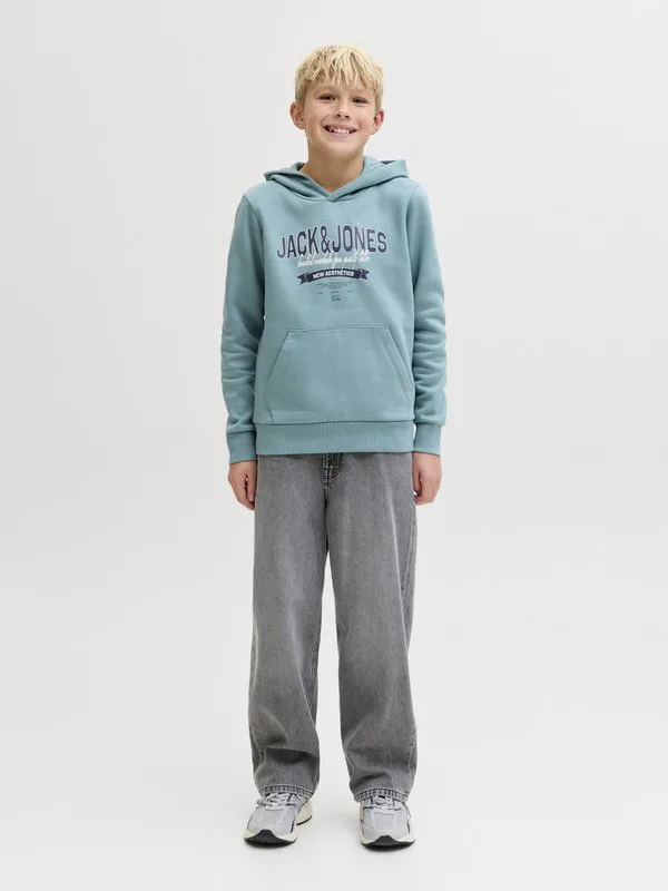 Джинсы свободного кроя jjialex jjoriginal Jack & Jones Junior, Grey Denim — фото 2
