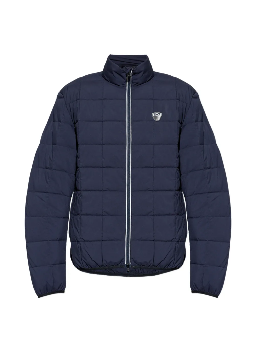 

Стеганая куртка с нашивкой-логотипом Ea7 Emporio Armani, синий