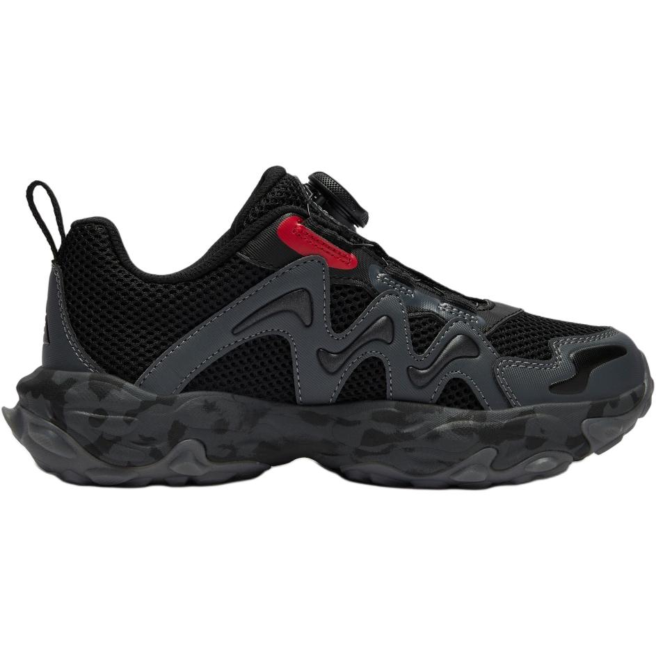 FILA KIDS Детские уличные кроссовки Dragon Carp с амортизацией, устойчивые к истиранию и дышащие, цвет black/shadow black gray — фото 3