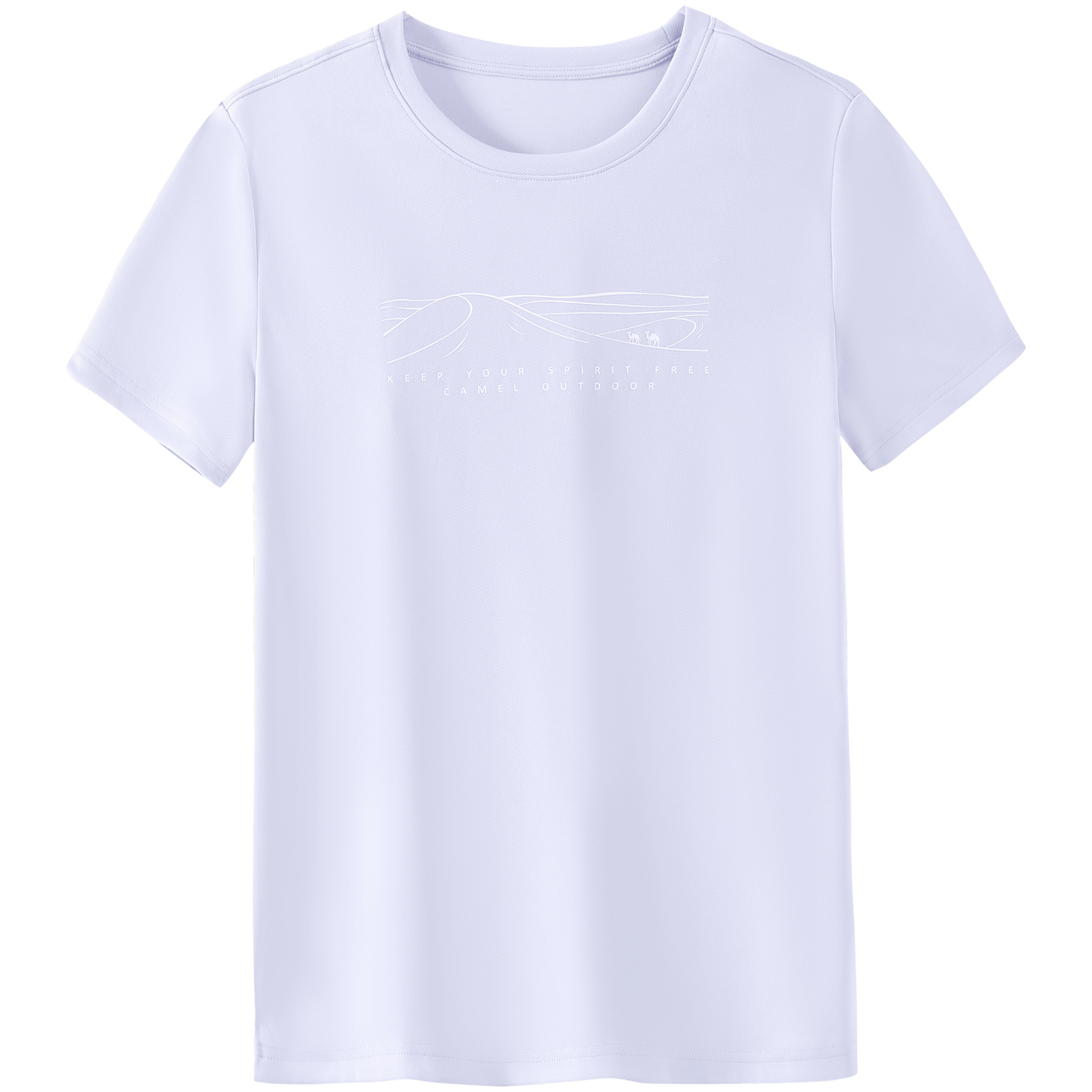 

Футболка Urban Function Series Quick Dry с круглым вырезом, тонкая прямая посадка CAMEL, taro paste фиолетовый