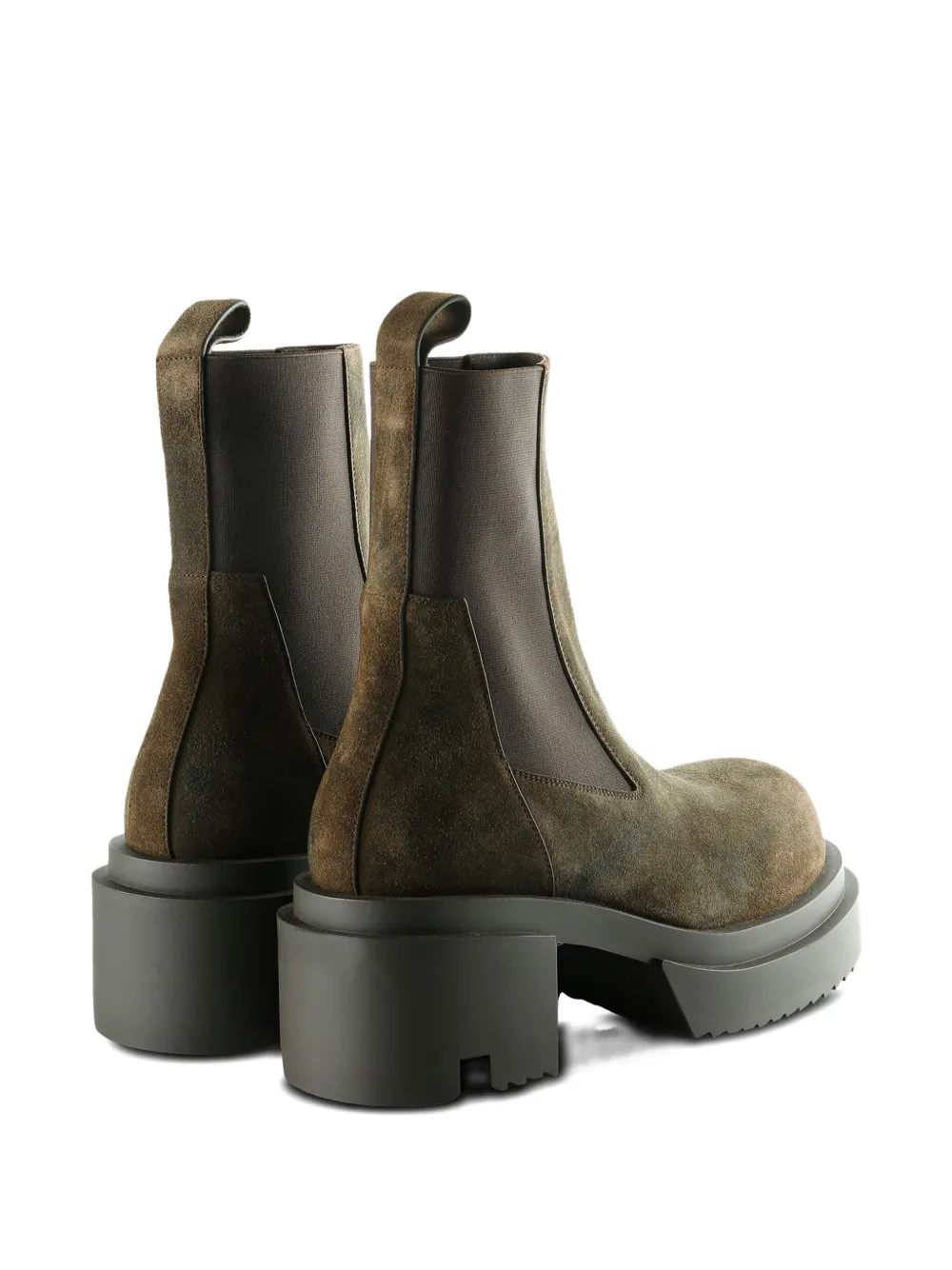 Ботинки челси Beatle Bogun на платформе и каблуке 70 мм Rick Owens, коричневый — фото 3