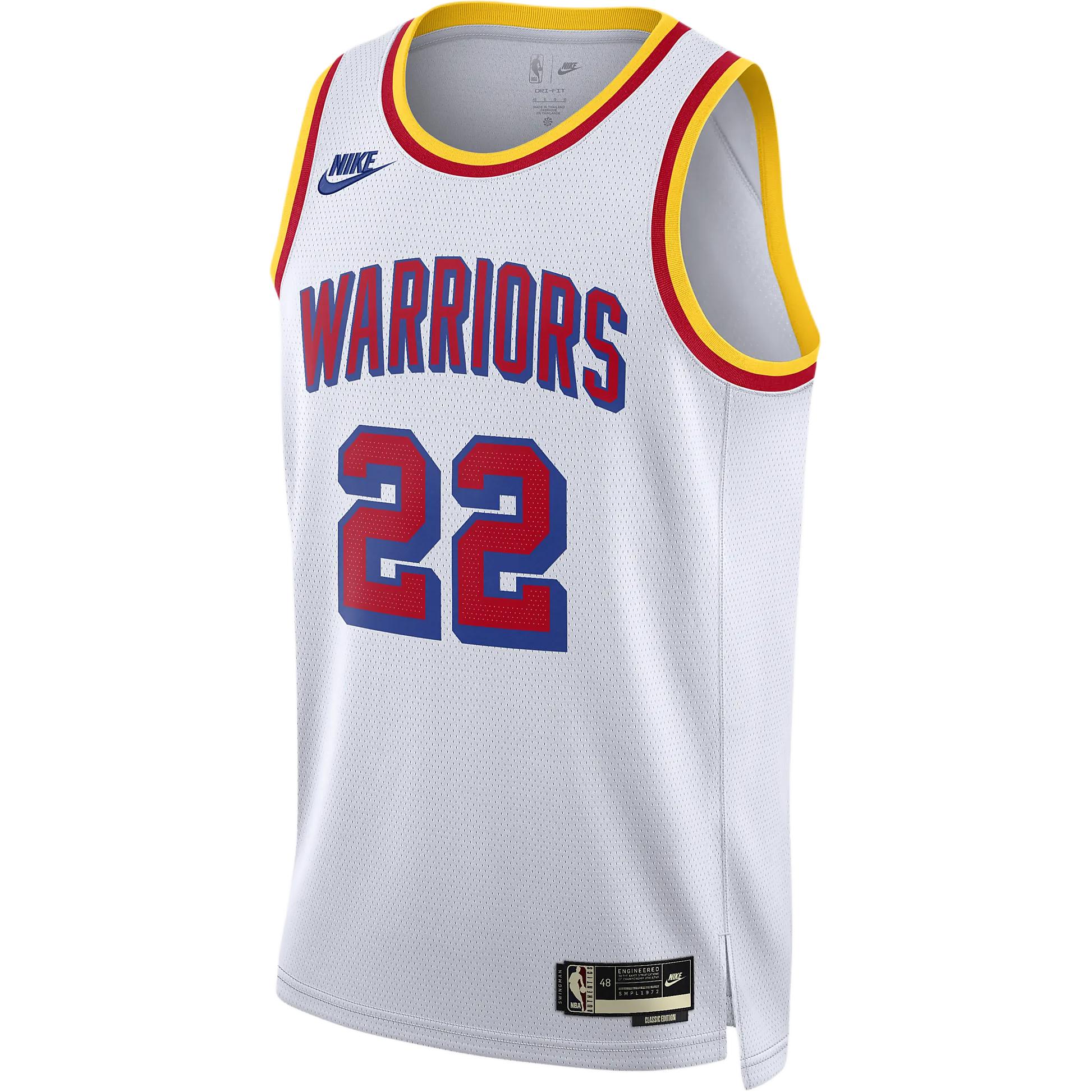 

Футболка баскетбольная DRI FIT NBA Golden State Warriors Эндрю Уиггинс мужская белая Nike