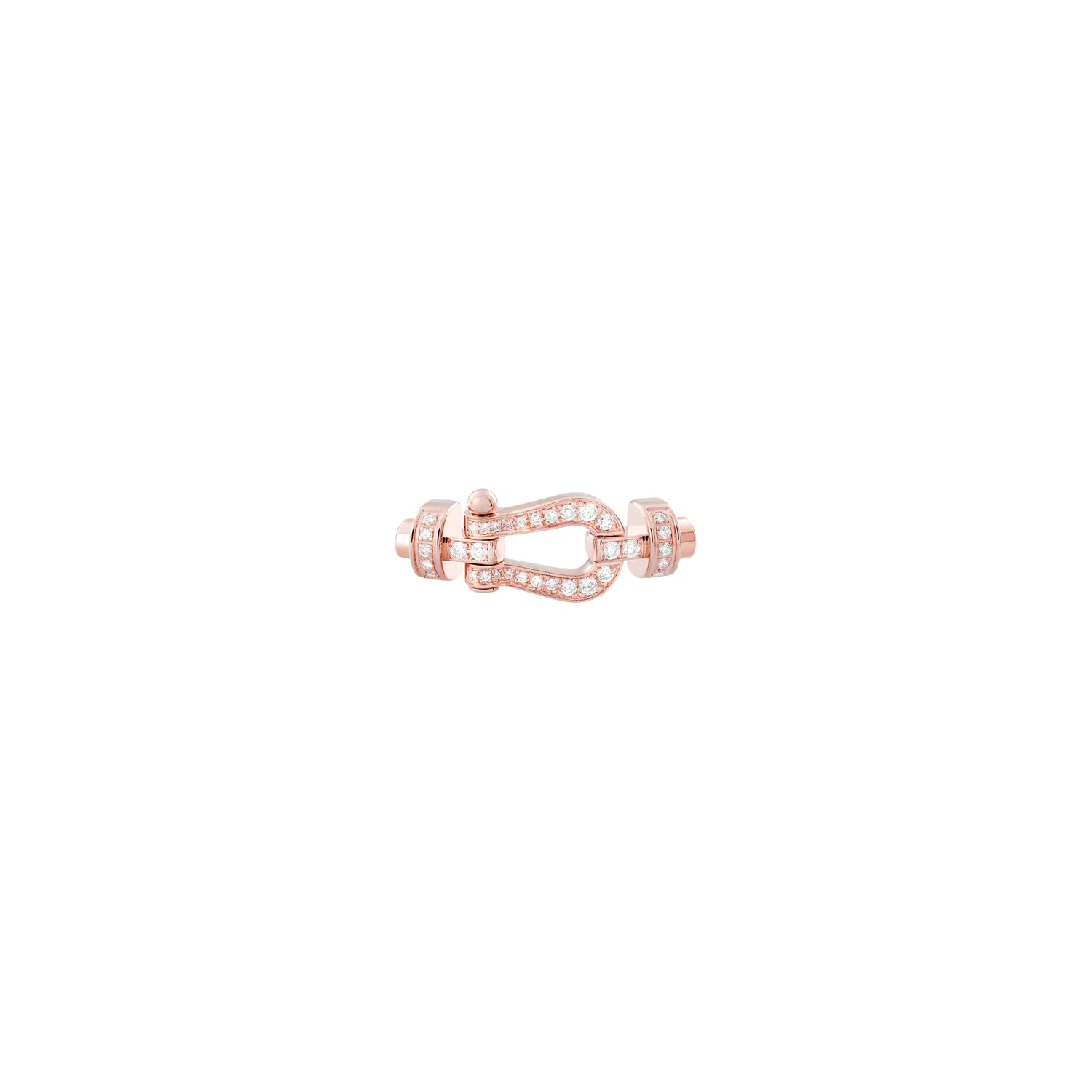 Пряжка Force 10 из розового золота и бриллиантов, средняя модель - 0B0074 FRED, золотой