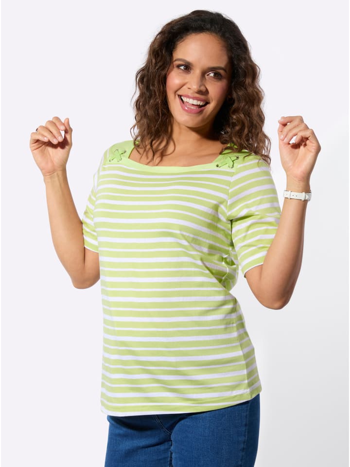 

WITT WEIDEN Комплект из рубашки фисташкового цвета + фисташково-белая полоска, Белый, WITT WEIDEN Комплект из рубашки фисташкового цвета + фисташково-белая полоска