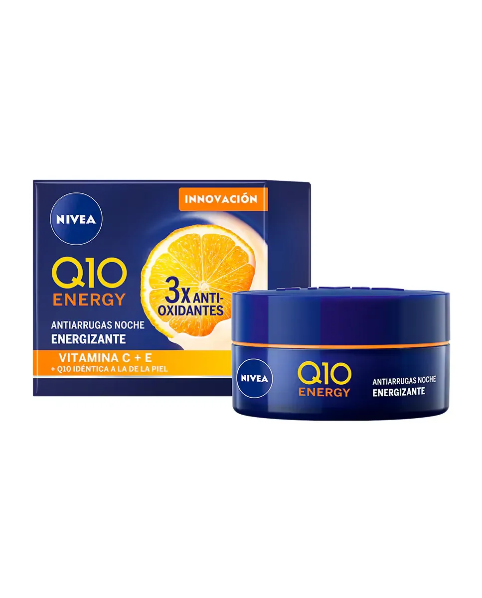 Крем для лица Nivea — Ночной Q10 Energy против морщин с витамином C, 50 мл — фото 3