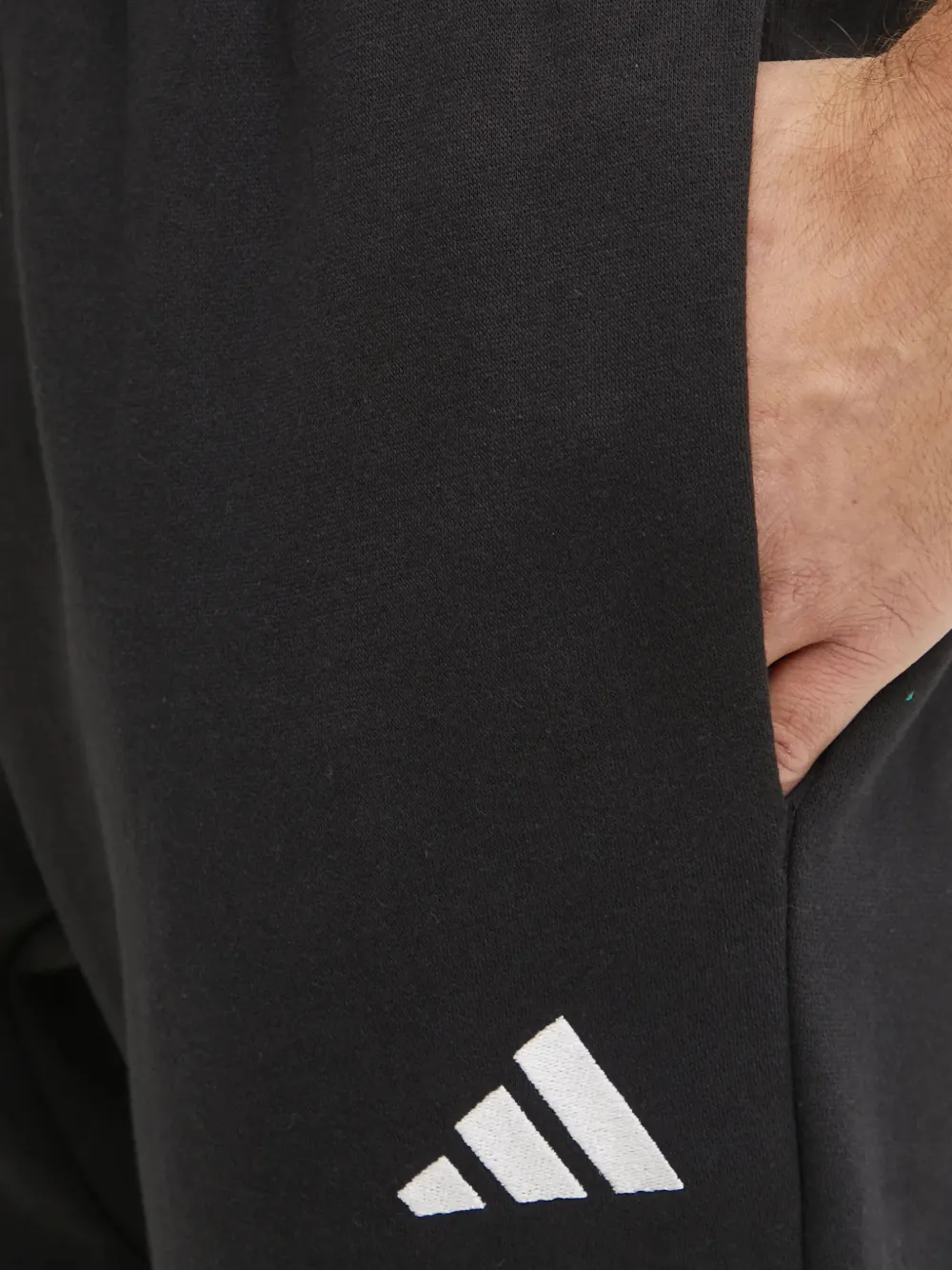 Спортивные брюки с логотипом adidas, черный — фото 4