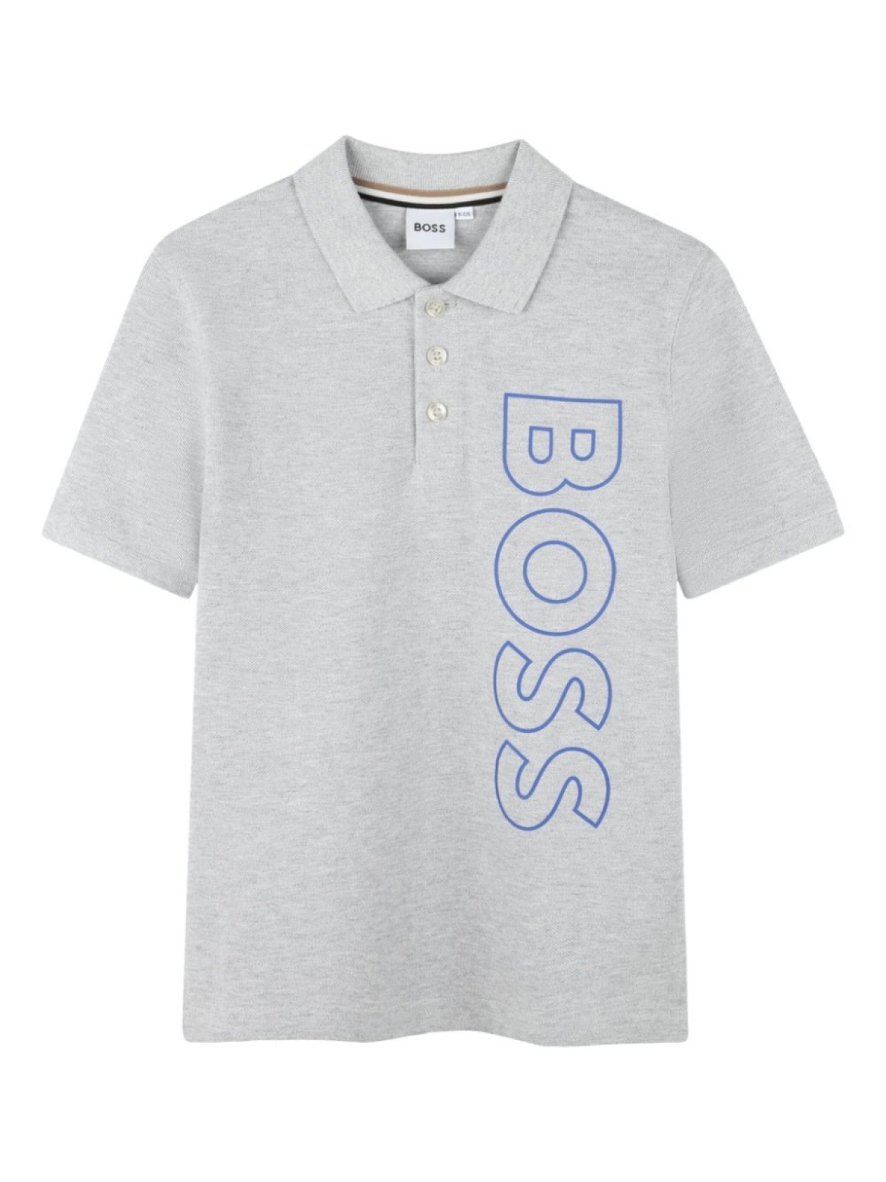 

BOSS Kidswear рубашка поло с коротким рукавом, серый