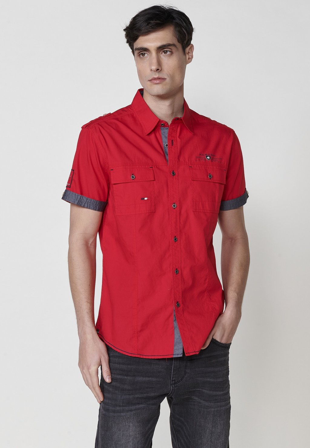 

Рубашка SHORT-SLEEVED Koroshi, красный