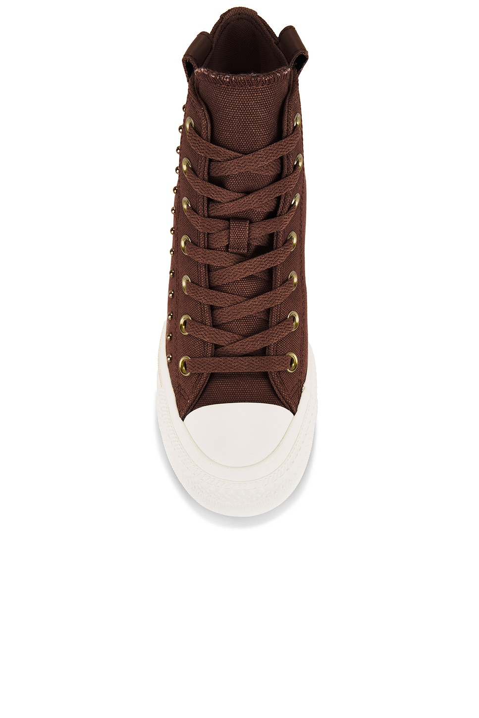Кроссовки на танкетке Chuck Taylor All Star от Converse, red terracotta, egret & black — фото 4