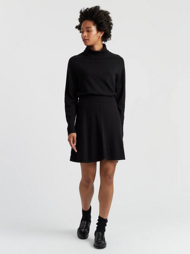 

Шерстяная мини-юбка-клеш Rich Chinti & Parker, Black