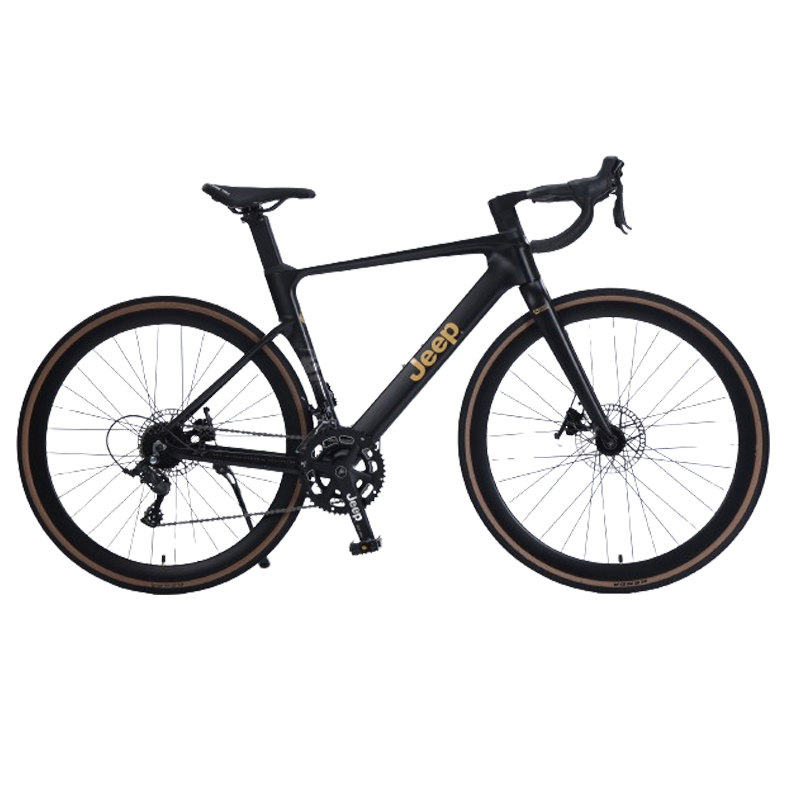 

Шоссейный велосипед Glamor Fantasy с дисковыми тормозами из магниевого сплава для взрослых Jeep, черный