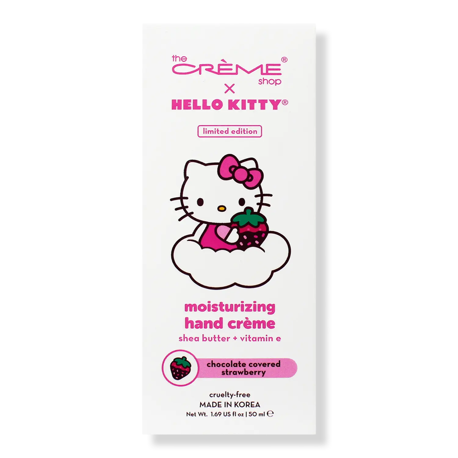 

Увлажняющий крем для рук Hello Kitty Клубника в шоколаде The Crème Shop