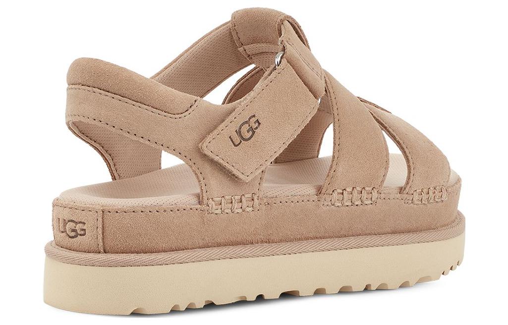 Золотая звезда Сандалии на платформе с ремешком Дрифтвуд Женские UGG, Светлый тауп — фото 4
