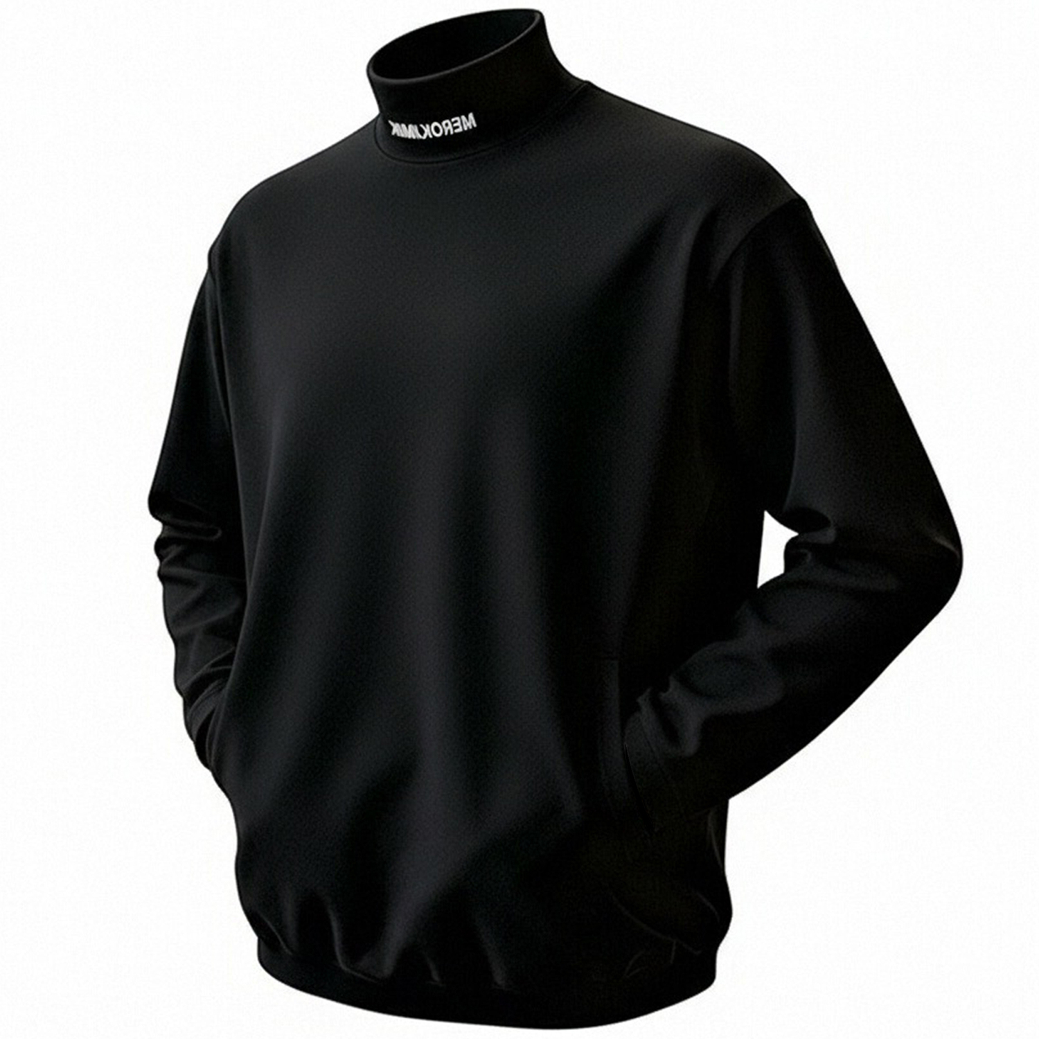 

Длинный свитер Unisex X1617, черный long-sleeved