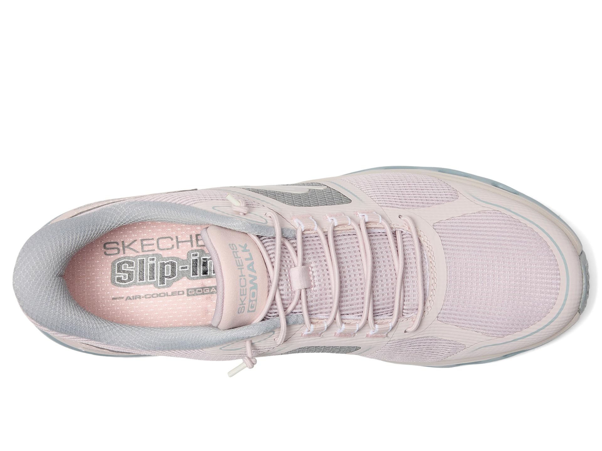 Кроссовки SKECHERS Performance Go Walk Glide Step 2.0 Elektra Hands Free Slip-Ins, цвет Light Pink — фото 2