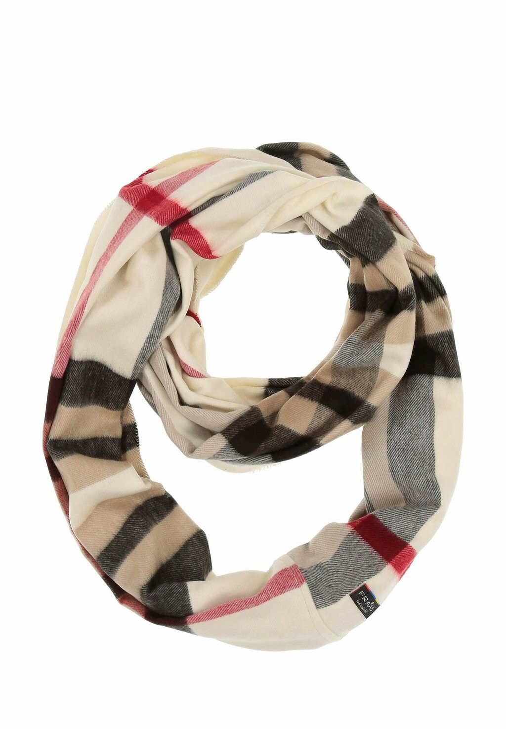 

Снуд PLAID CASHMINK LOOP MADE IN GERMANY FRAAS, белый