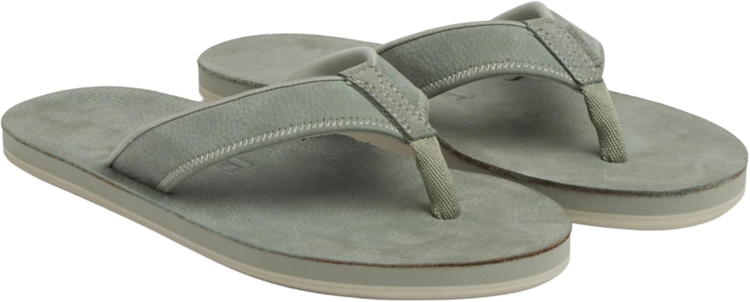 

Мужские классические вьетнамки из зернистой нубуковой кожи с ремешком в зигзагообразный декор - без растяжки, с надежной поддержкой свода стопы и углубленной пяткой Hari Mari, Palm