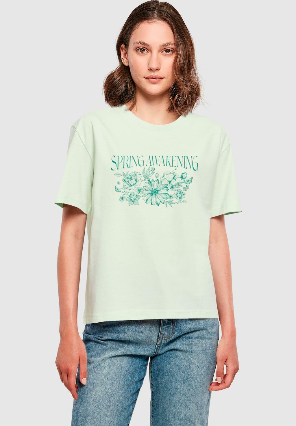

Футболка с принтом SPRING AWAKENING Merchcode, мятный