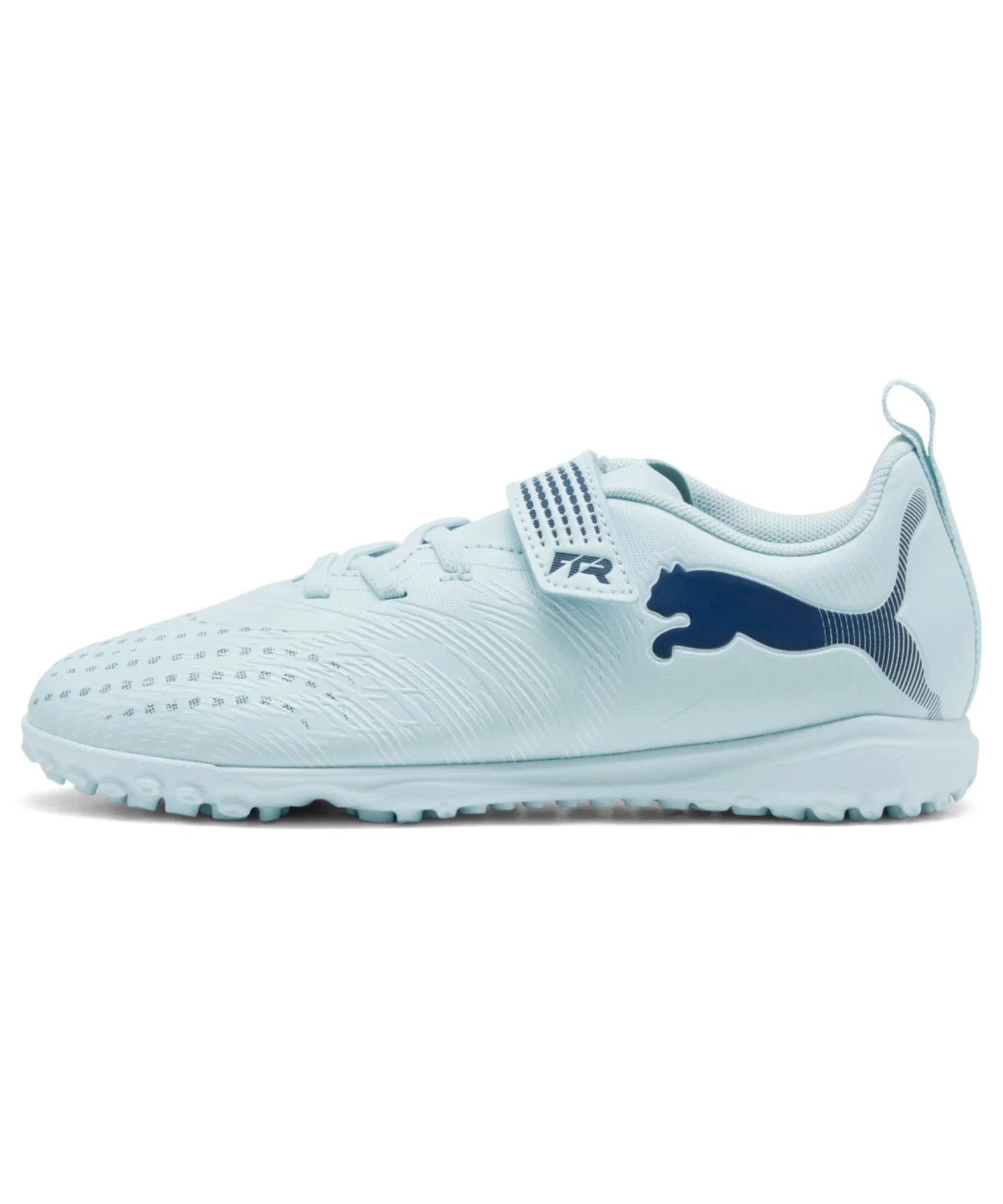 Детские футбольные кроссовки PUMA Future 9 Play TT V синие