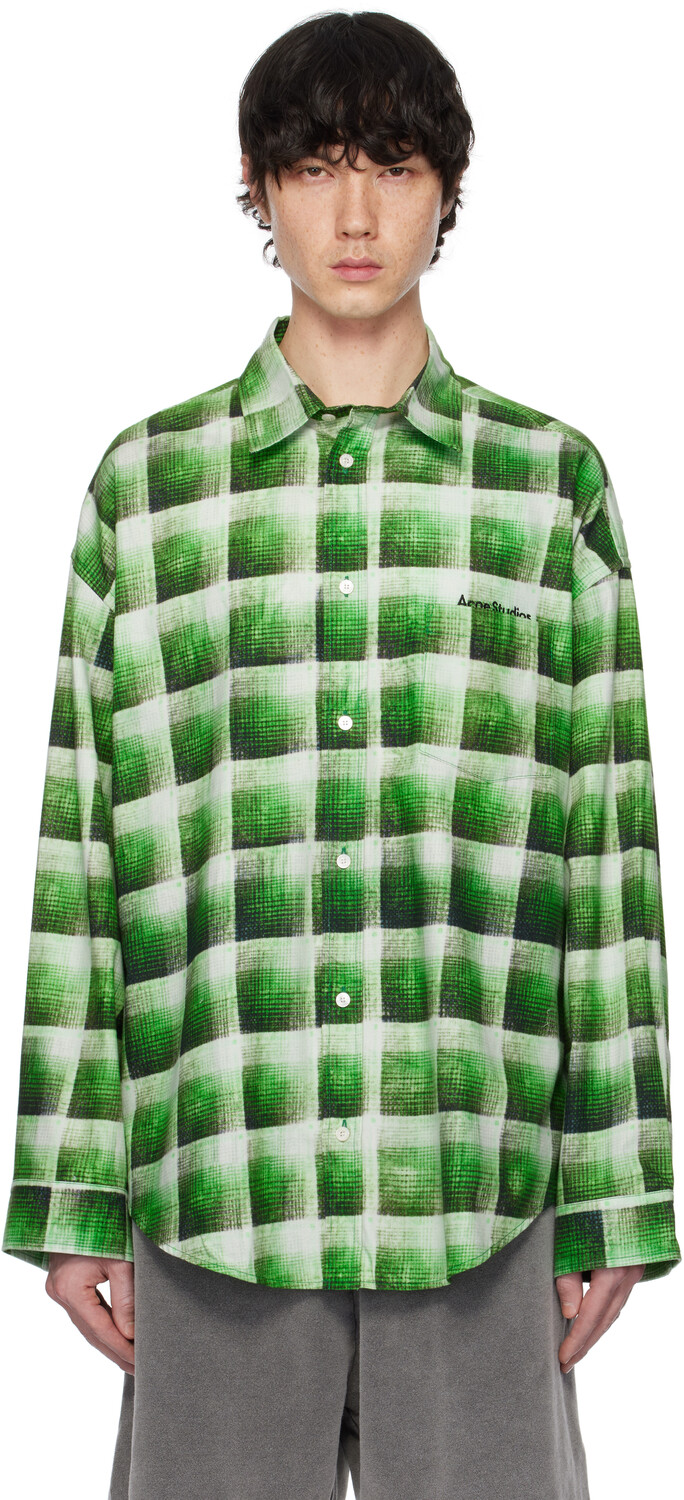 

Рубашка в клетку на пуговицах Acne Studios