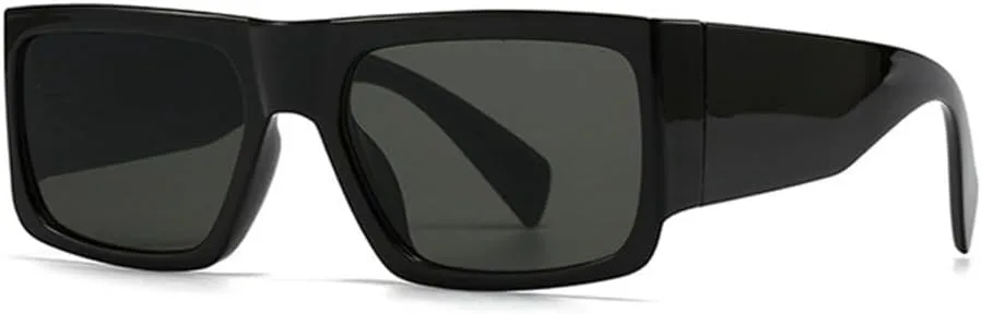 

Модные квадратные женские двухцветные солнцезащитные очки, винтажные градиентные мужские солнцезащитные очки с защитой от УФ-излучения UV400 MUTYNE, Black Gray