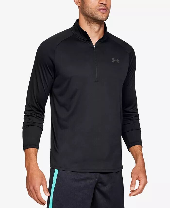 

Мужской пуловер с молнией до половины UA Tech Under Armour, черный
