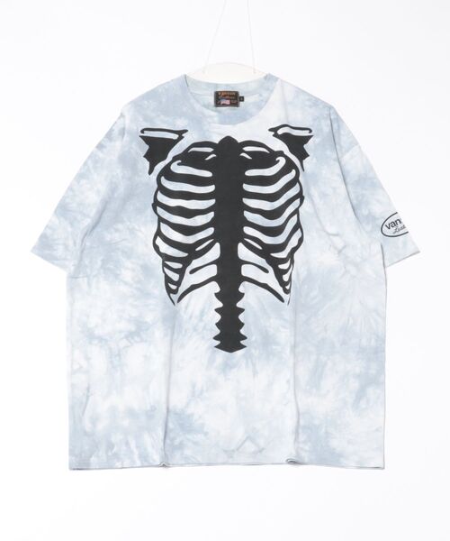 

Футболка с эффектом тай-дай VANSON, белый