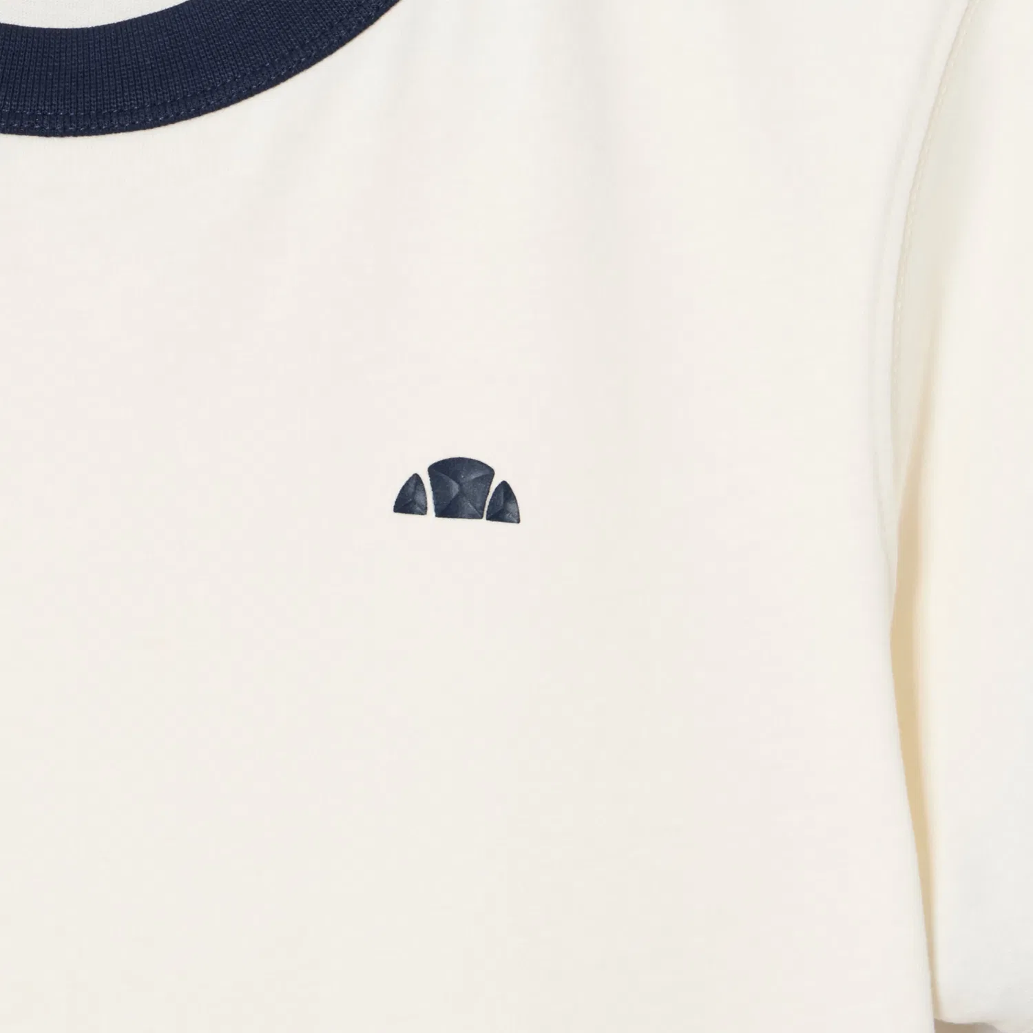 Футболка детская с полосками на рукавах Ellesse, белый — фото 3