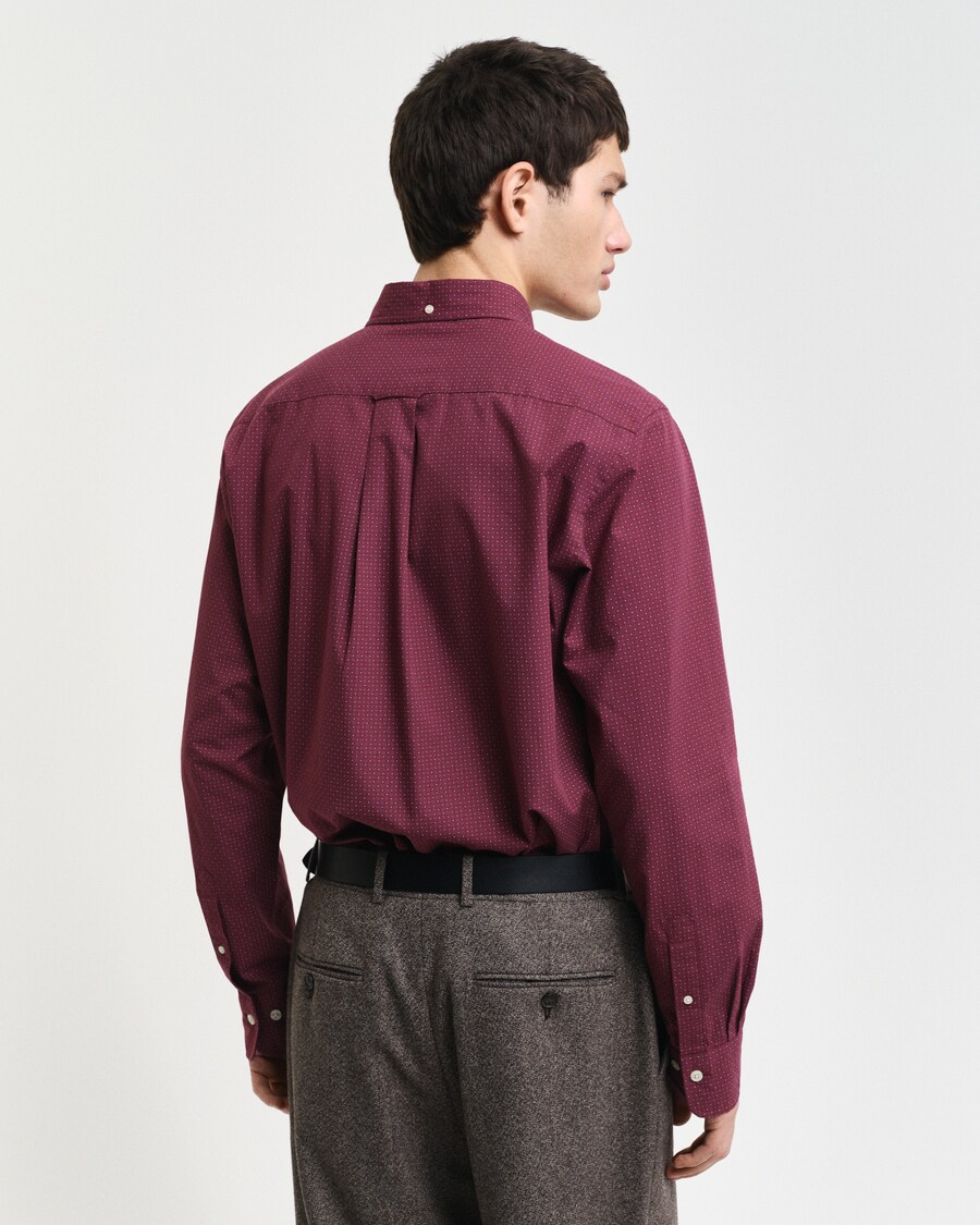 

Рубашка на пуговицах классического кроя GANT, Dark red