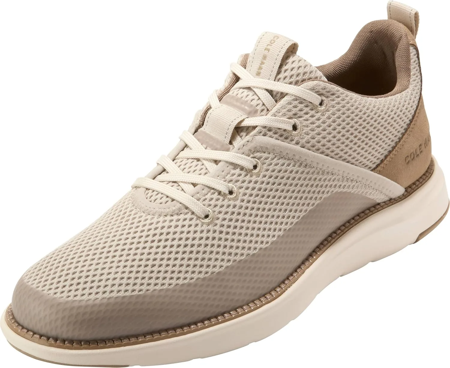 Мужские фактурные кроссовки Cole Haan Grand Atlantic, цвет Anct Scrll Birch