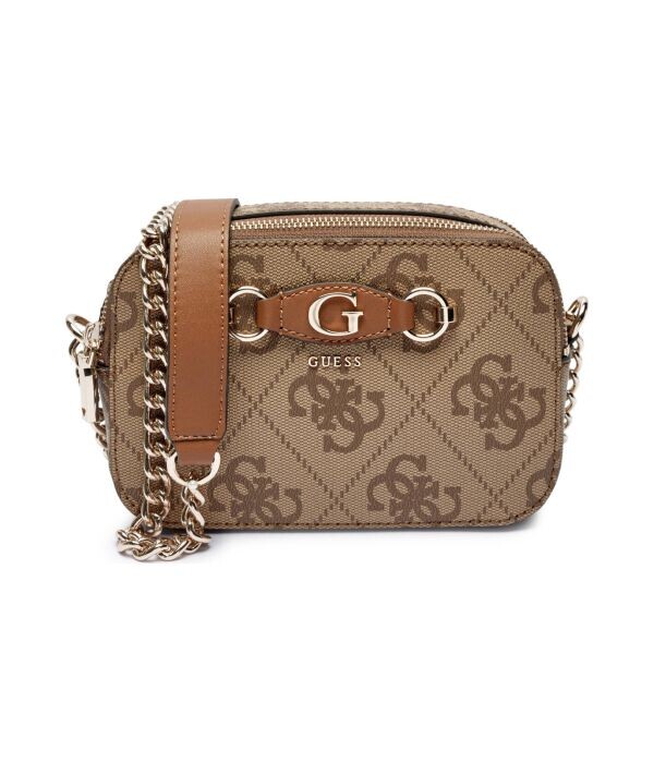 

Сумка-мессенджер Guess Izzy на молнии, коричневый