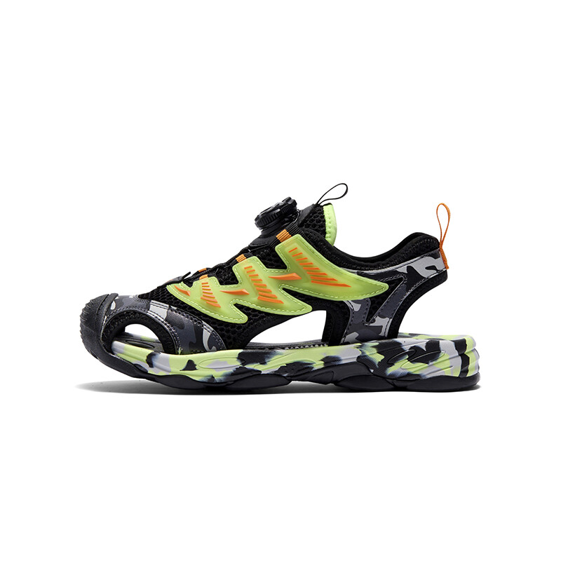 

Детские сандалии Детские 361°Kids, цвет Carbon black/fluorescent bright green/aqua grey