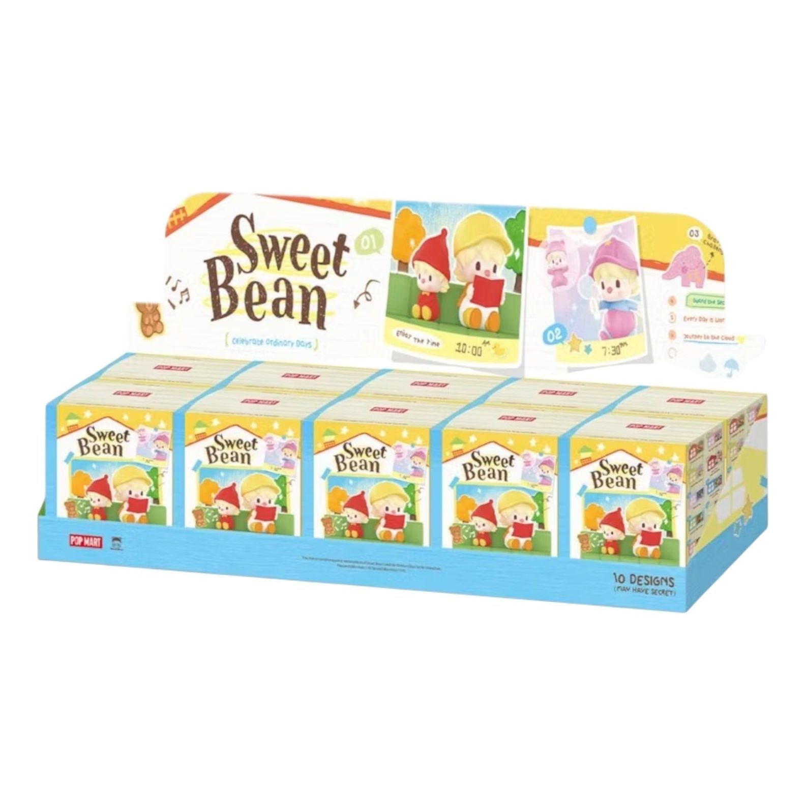 

Наборы Pop Mart Sweet Bean Celebrate Ordinary Days Series Sets в запечатанной упаковке (10 коробочек-сюрпризов)
