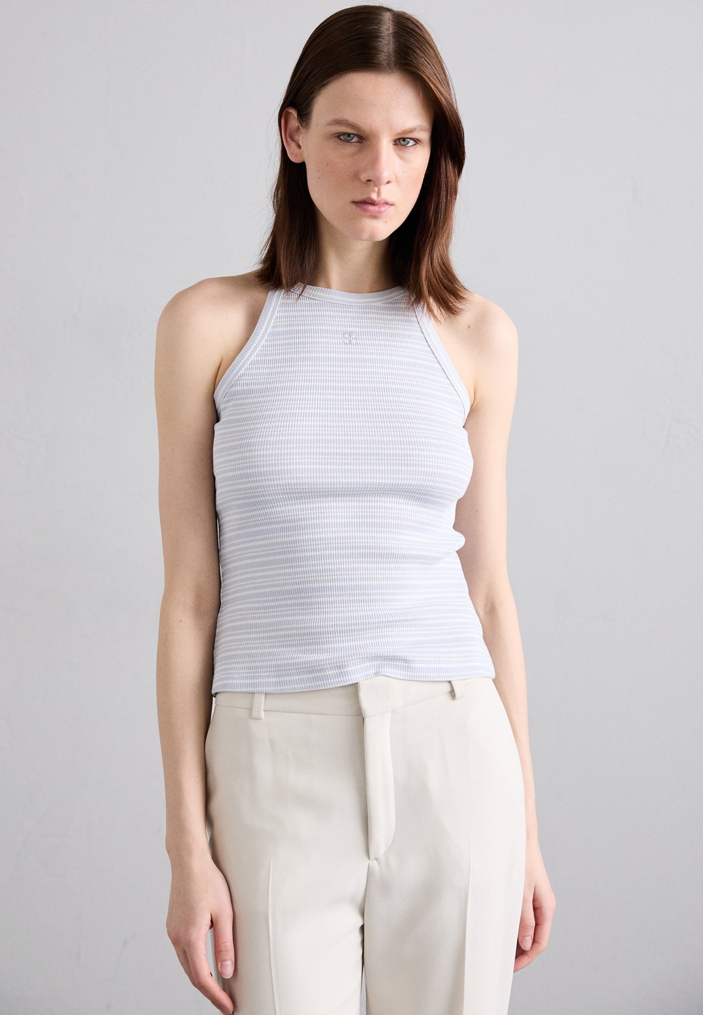 

Топ STRIPED TANK Filippa K, синий