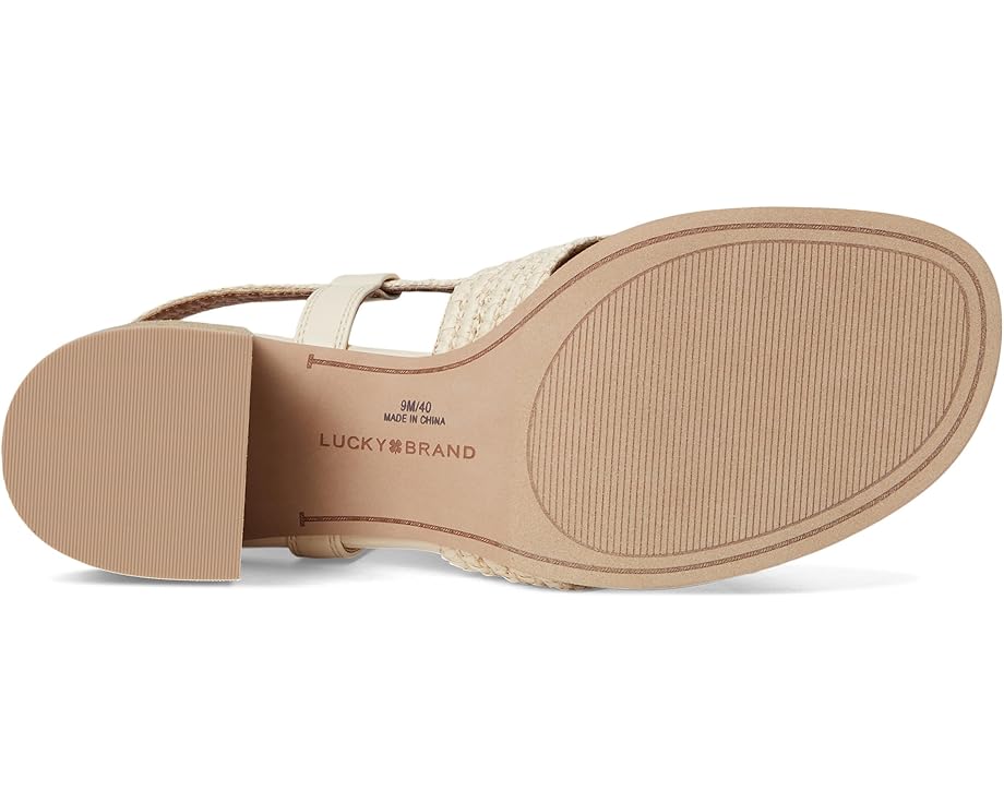 Туфли Lucky Brand Sasina Cut Out Heeled Sandals, цвет Parchment — фото 3