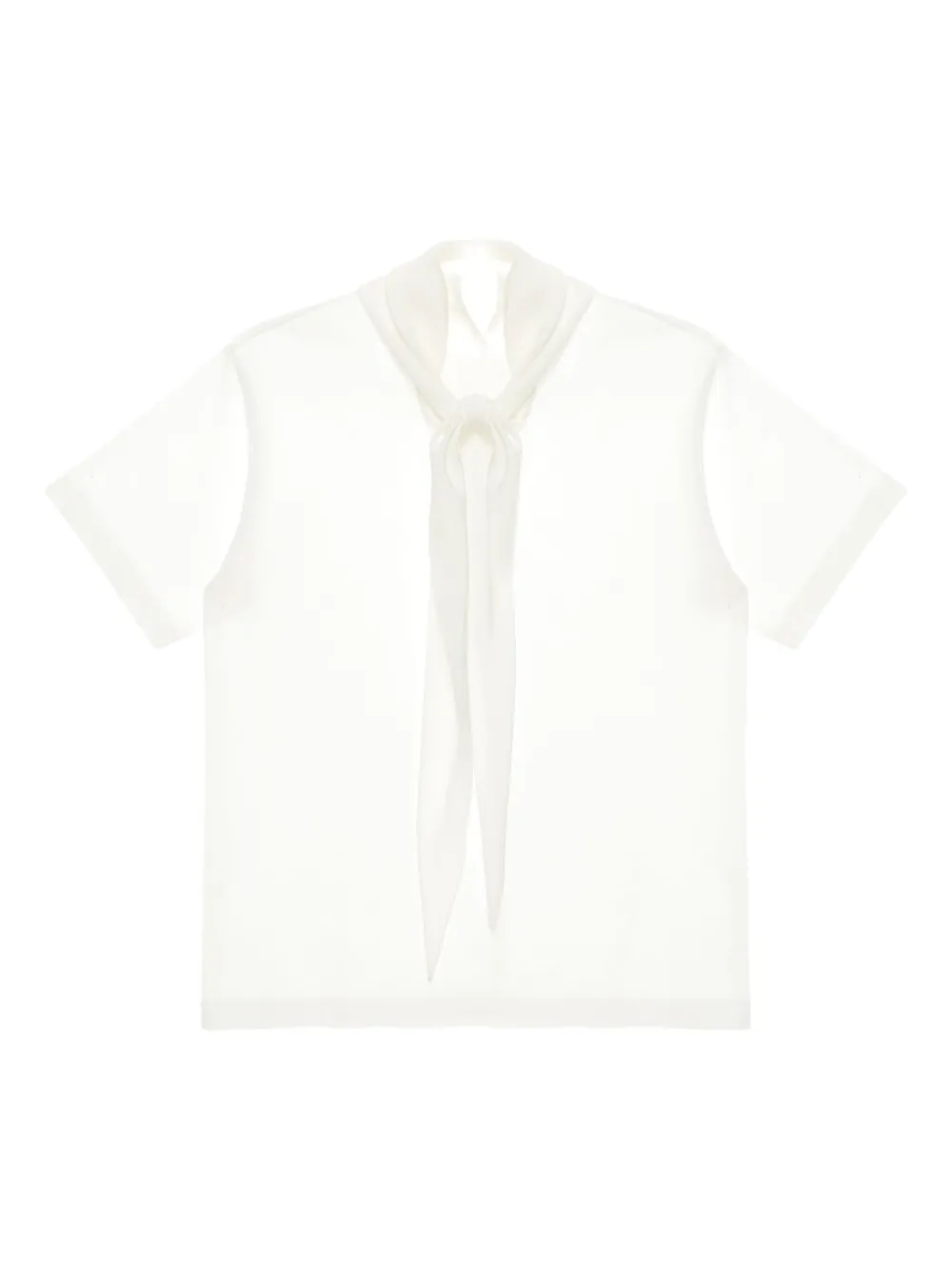 

Футболка с шарфом Carven, белый