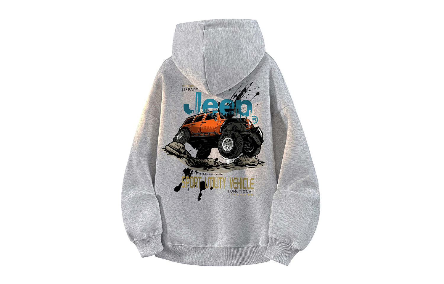 

Свитшот Unisex City Casual Collection Jeep, heather серый
