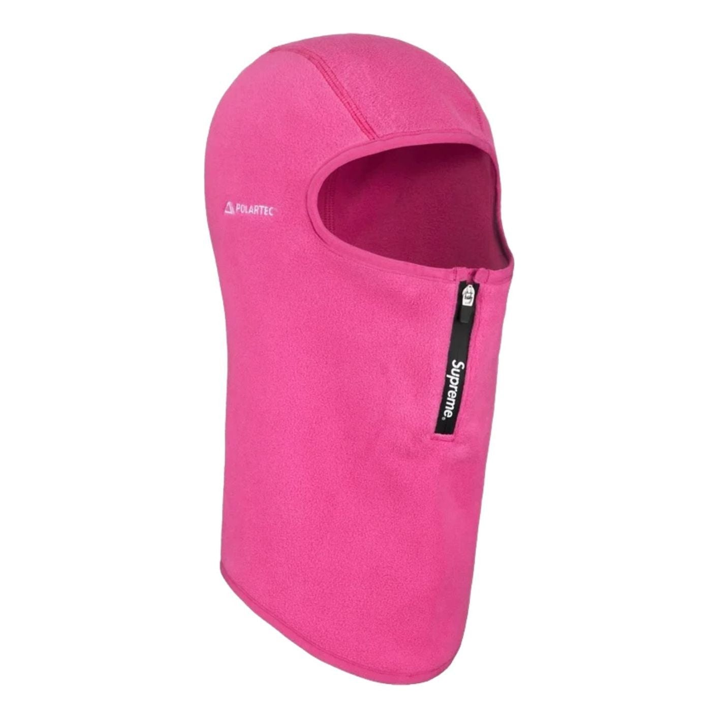 

Балаклава Supreme FW25 x Polartec на молнии, розовая