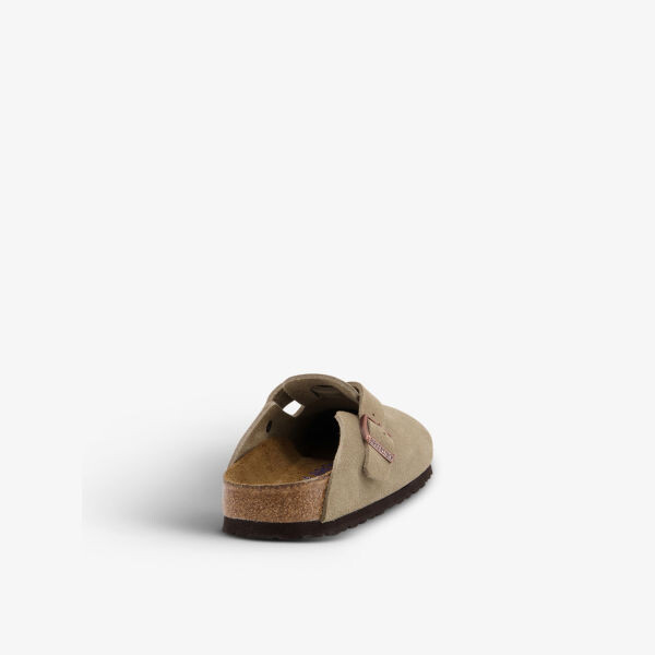 Замшевые сандалии Boston с пряжками Birkenstock, коричневый — фото 4